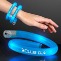 Blue Flash LED Wrap-Around Tube Bracelet - 5 Day